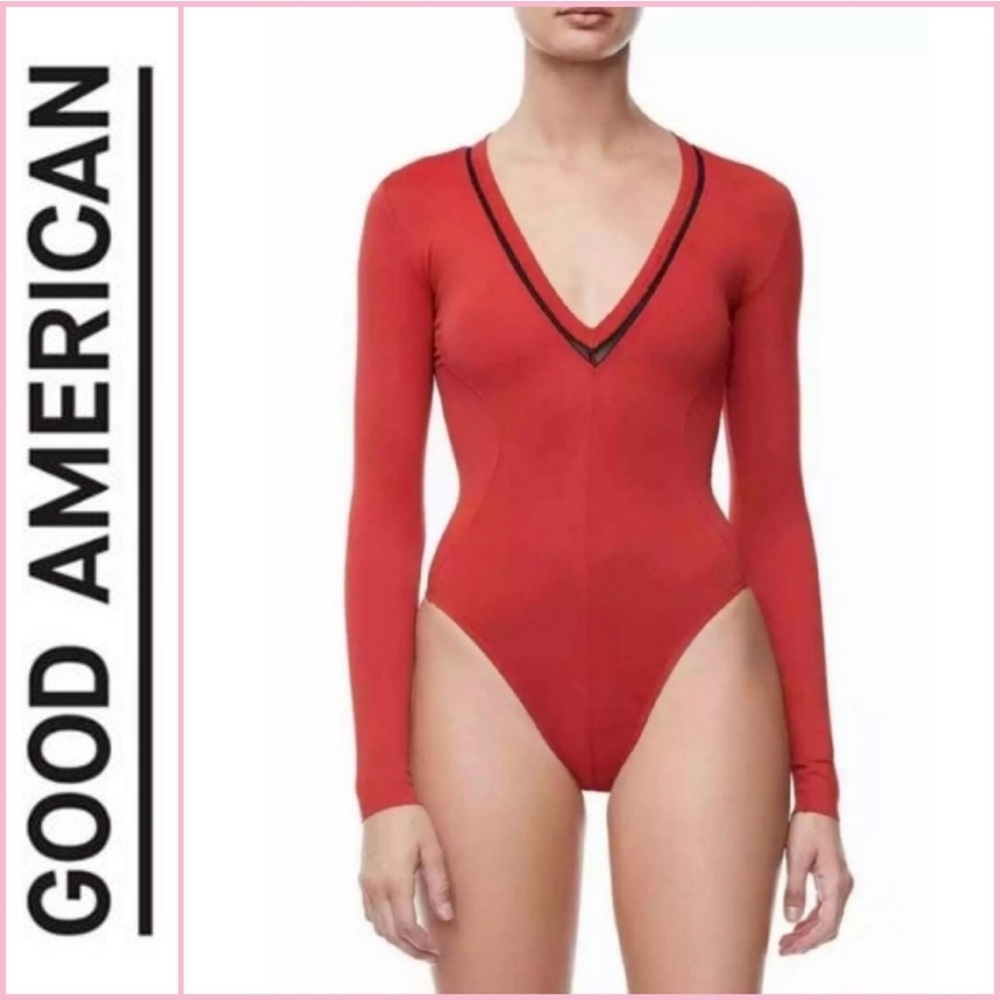 NWT GOOD AMERICAN LOW CUT BODYSUIT